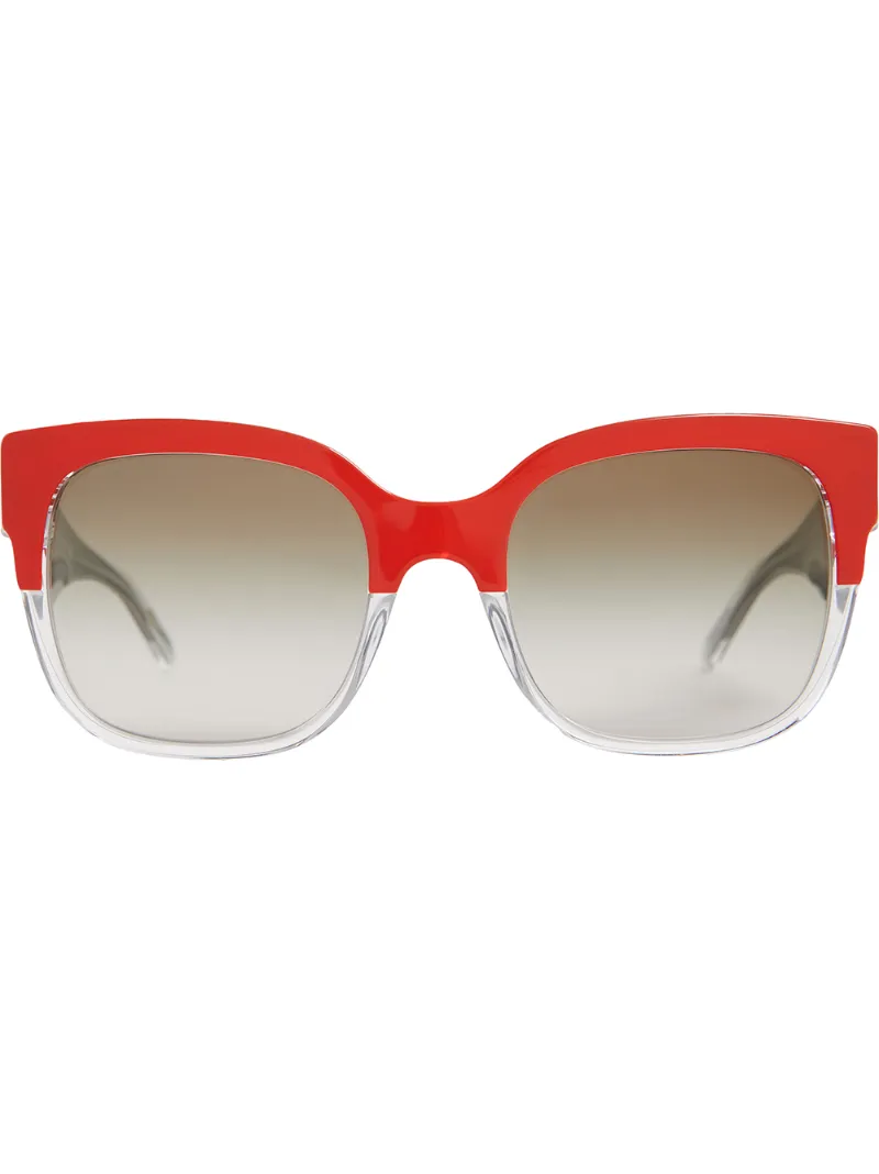 Burberry Eyewear Two-tone Oversize Square Frame Sunglasses